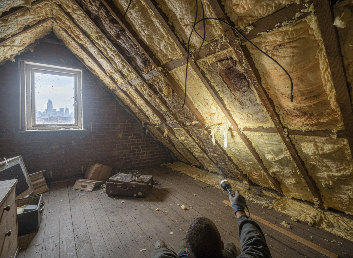 How To Identify Problem Spray Foam In Your Loft