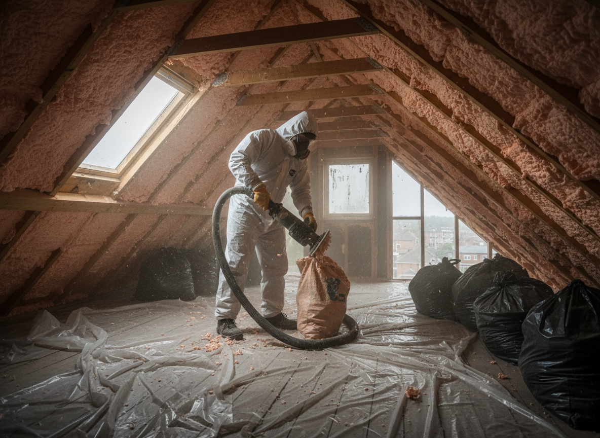 Loft Spray Foam Removal in Croydon, Greater London