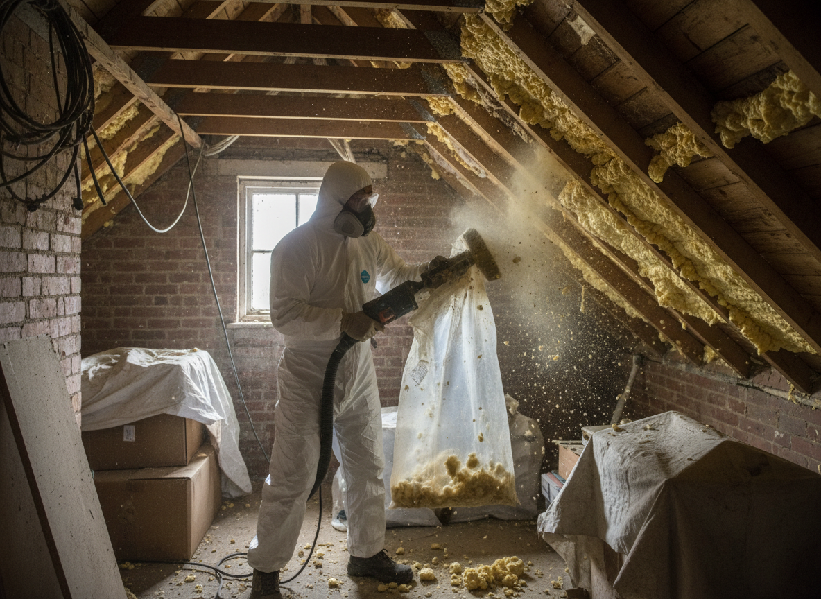 Spray Foam Insulation Removal in Croydon, Greater London